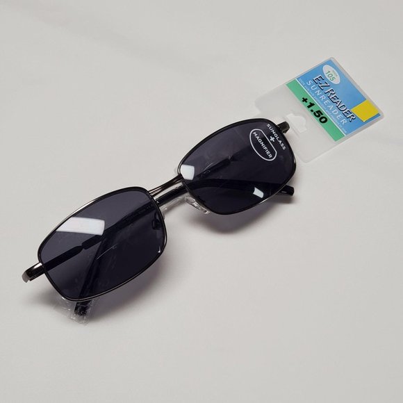 E-Z Reader Sun Reader +1.50 Gunmetal - Picture 2 of 4